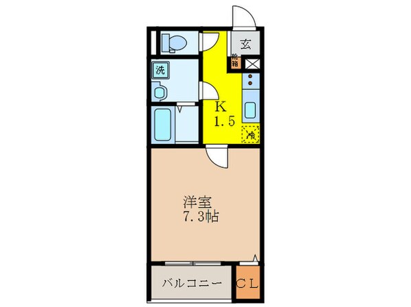 ディアコート巽南の物件間取画像